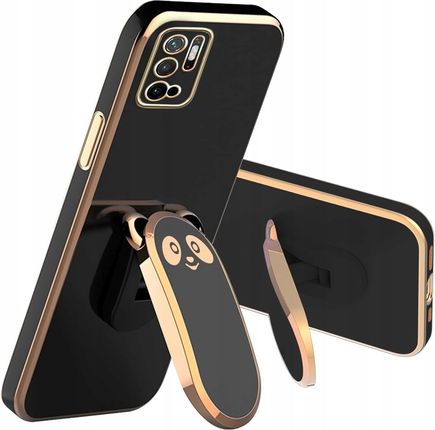 Itel Etui Do Xiaomi Redmi Note 10 5G Glamour Panda Uchwyt 6D Silikon Szkło