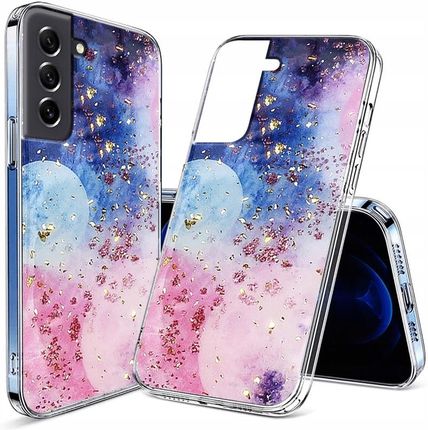 Itel Etui Do Samsung S21 Fe Glamour Silikon Glitter Brokatowe Case Szkło