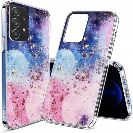 Itel Etui Do Samsung A52 5G Glamour Silikon Glitter Brokatowe Case Szkło
