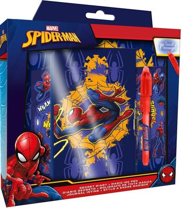 Kids Euroswan Pamiętnik Z Magicznym Długopisem Spiderman Sp50069