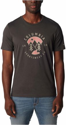 Koszulka męska Columbia M Rapid Ridge™ Graphic Tee Wielkość: XXL / Kolor: ciemnoszary