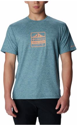 Koszulka męska Columbia Kwick Hike™ Graphic SS Tee Wielkość: M / Kolor: niebieski