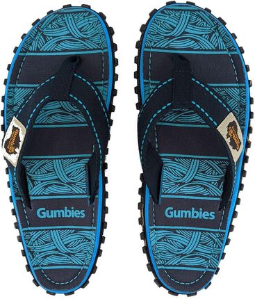 Japonki Gumbies Islander Navy Waves Rozmiar butów (UE): 41 / Kolor: niebieski