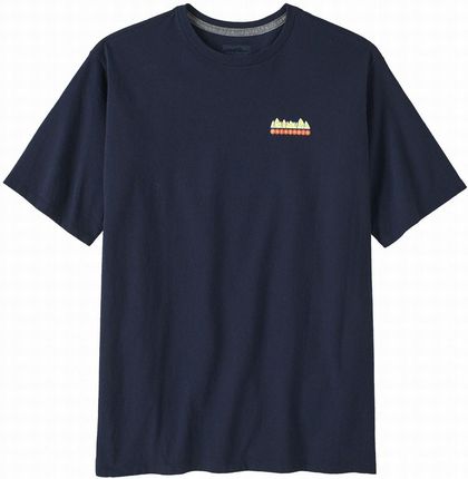Koszulka męska Patagonia M's Fitz Roy Wild Responsibili-Tee Wielkość: XL / Kolor: ciemnoniebieski