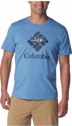 Koszulka męska Columbia M Rapid Ridge™ Graphic Tee Wielkość: XL / Kolor: niebieski