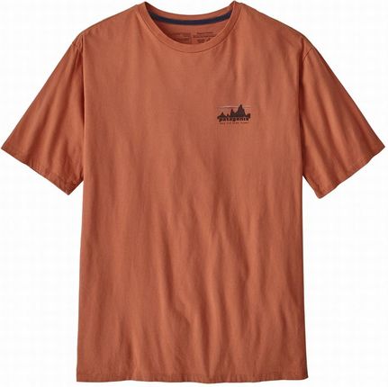 Koszulka męska Patagonia M's '73 Skyline Organic T-Shirt Wielkość: L / Kolor: brązowy