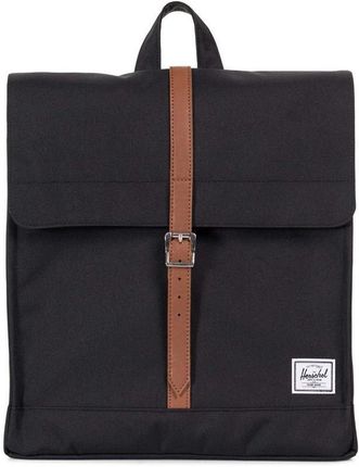 plecak HERSCHEL - City Mid-Volume Black-Tan Synthetic Leather (00001) rozmiar: OS