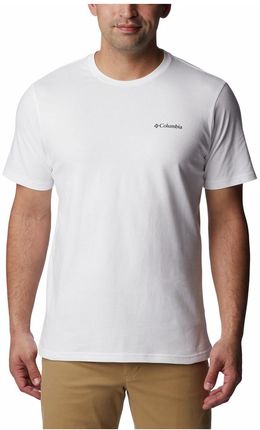 Koszulka męska Columbia North Cascades Short Sleeve Tee Wielkość: XL / Kolor: biały