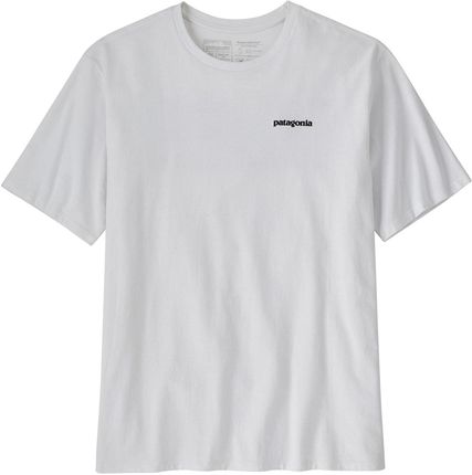Koszulka męska Patagonia P-6 Logo Responsibili Tee Wielkość: M / Kolor: biały