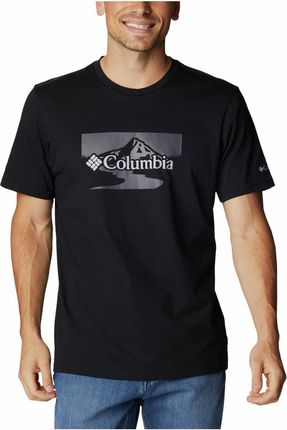 Koszulka męska Columbia Path Lake™ Graphic Tee II Wielkość: M / Kolor: czarny/biały