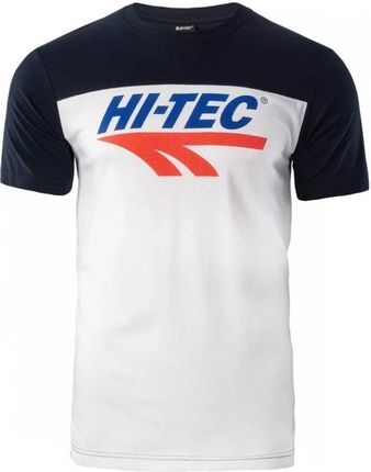 Koszulka męska Hi-Tec Retro Rozmiar: XXL / Kolor: biały/niebieski