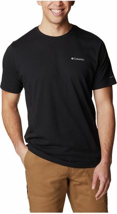 Koszulka męska Columbia Thistletown Hills™ Short Sleeve Rozmiar: L / Kolor: czarny