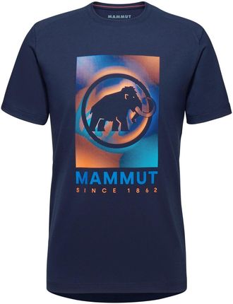 Koszulka męska Mammut Trovat T-Shirt Men Mammut Rozmiar: XL / Kolor: ciemnoniebieski