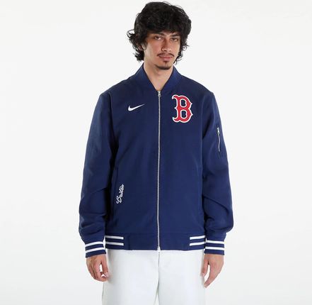 Nike Men's AC Bomber Jacket Boston Red Sox Midnight Navy/ Midnight Navy/ White