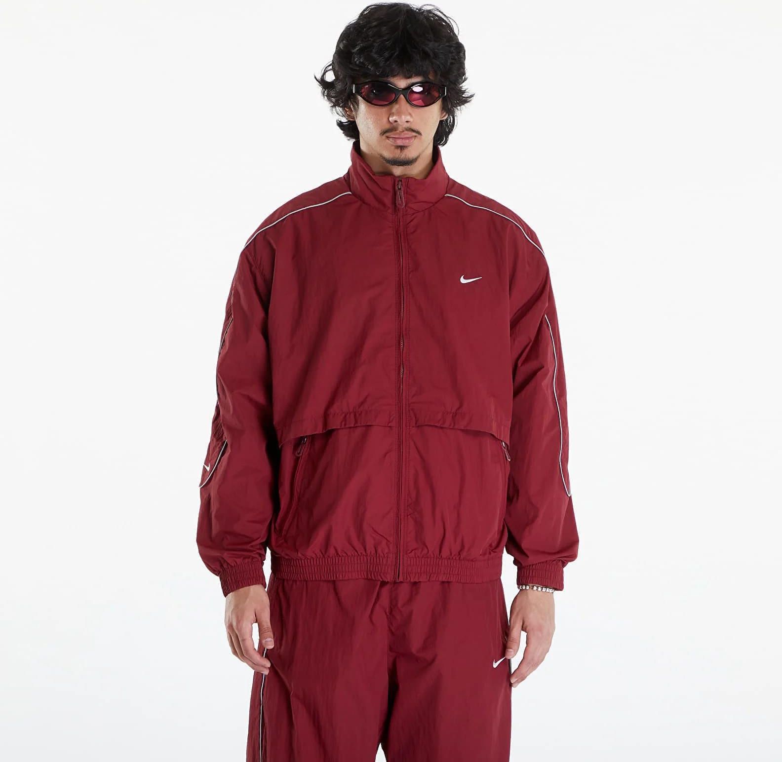 ジャケット・アウター nike solo swoosh woven track jacket NIKE SOLO SWOOSH WOVEN TRACK JACKET