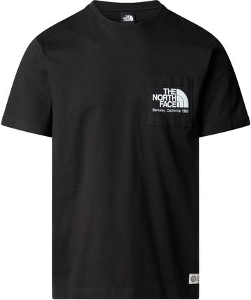 Koszulka męska The North Face M Berkeley California Pocket S/S Tee Rozmiar: M / Kolor: czarny
