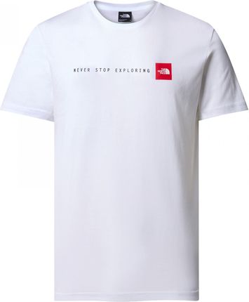 Koszulka męska The North Face S/S Never Stop Exploring Tee Rozmiar: L / Kolor: biały