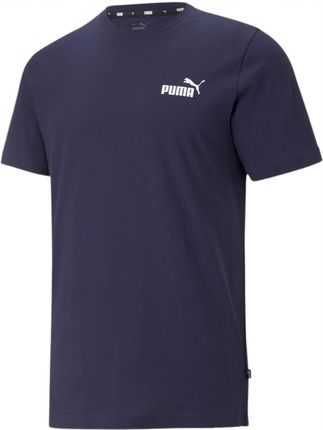 Puma koszulka bawełniana męska małe logo okrągły dekolt 586668 06 R. 4XL