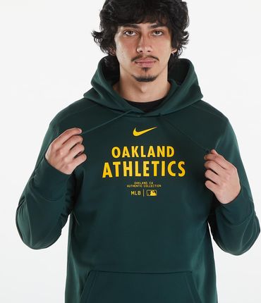Nike Men's AC TF Hoodie PO Oakland Athletics Pro Green/ Pro Green