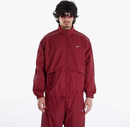 Nike Sportswear Solo Swoosh Men's Woven Track Jacket Team Red/ White