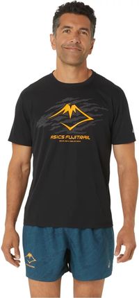 T-shirt, koszulka męska T-shirty Męski ASICS Fujitrail Logo SS Top  2011C981-001 Rozmiar: S