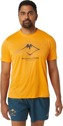 T-shirt, koszulka męska T-shirty Męski ASICS Fujitrail Logo SS Top  2011C981-800 Rozmiar: S