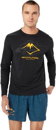 T-shirt, koszulka męska Longsleeve Męski ASICS Fujitrail Logo LS Top  2011C987-001 Rozmiar: L