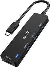 Genius USB (3.0) hub 4-port, czarny, (31240002400)