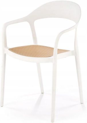 Halmar Krzesło K530 Biały Naturalny