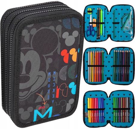 Coolpack Piórnik 3 Komorowy Z Wyposażeniem Disney Core Jumper Mickey