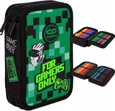 Zdjęcie Coolpack Jumper 2 Piórnik Podwójny Z Wyposażeniem Game Zone F066826 - Barwice