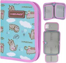 Zdjęcie Astra Piórnik Pojedynczy Dwuklapkowy Bez Wyposażenia Head Meow - Pieniężno