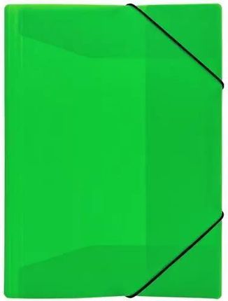 Biurfol Teczka A4 Z Gumką Pp Neon Zielony