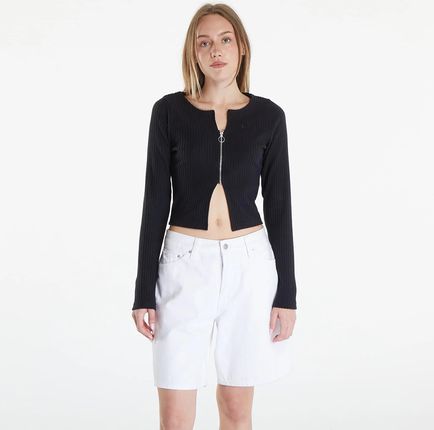 Nike Sportswear Chill Knit Women's Slim Full-Zip Ribbed Cardigan Black