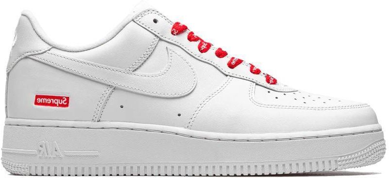 Supreme®/Nike® Air Force 1 Low US9.5 Supreme x Air Force 1 Low Box Logo - White » SneakersJoint