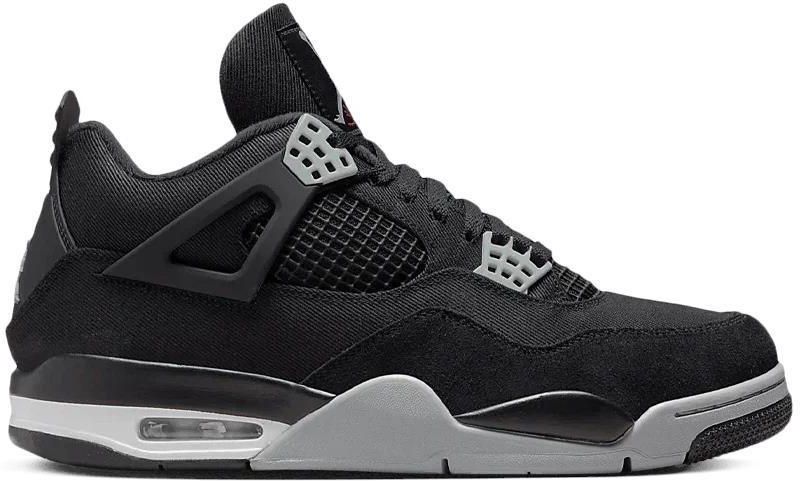 Air Jordan 4 ブラック/グレー JORDAN BRAND AIR JORDAN 4 RETRO BLACK/WHITE-ANTHRACITE-BLACK