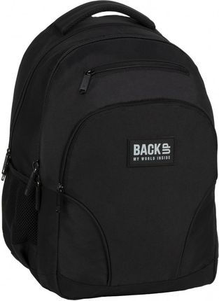 Backup Plecak Szkolny Młodzieżowy Klasa 6-8 Czarny