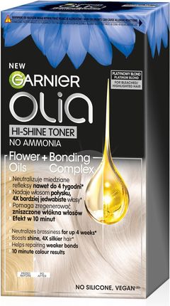 Garnier Olia Hi-Shine Toner Do Włosów Blond Platynowy 1Op.
