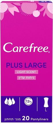 Carefree Plus Large Wkładki Higieniczne Light Scent 20 szt.