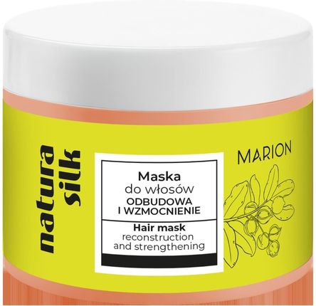 Marion Natura Silk Maska Do Włosów Odbudowa I Wzmocnienie 300ml