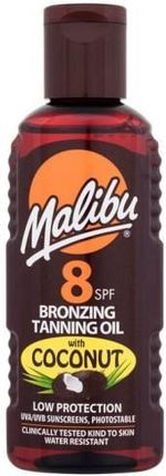 Malibu Bronzing Tanning Oil Coconut Spf15 Olejek Do Opalania Z Olejem Kokosowym 100ml