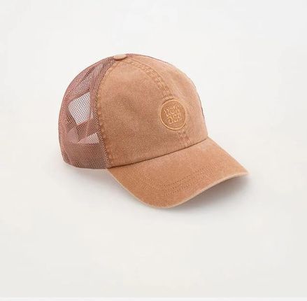 Reserved - Bawełniana czapka z daszkiem - miedziany