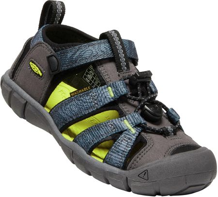 Sandały dziecięce Keen Seacamp II CNX K Rozmiar butów (UE): 27-28 / Kolor: szary/niebieski