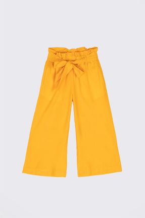 Spodnie tkaninowe pomarańczowe typu CULOTTE