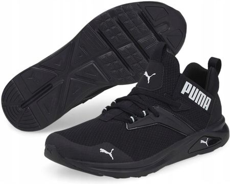 Buty młodzieżowe Puma Enzo 2 Refresh 38567702 sportowe lekkie czarne 35.5