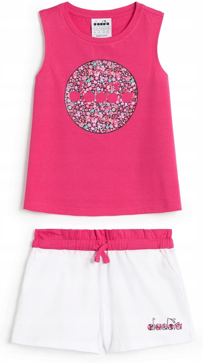 Diadora Mädchen Sport Set - T-Shirt & Shorts Kombo