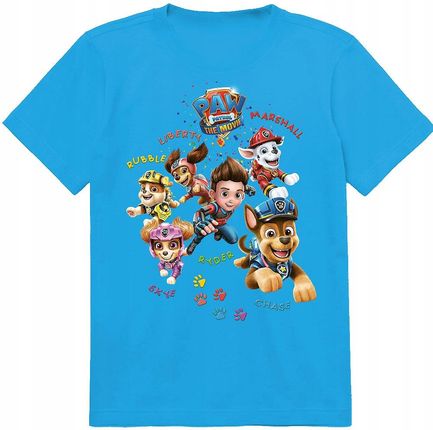 Koszulka Dziecięca T-shirt Dla Dziecka Psi Patrol Film 140 Jakość