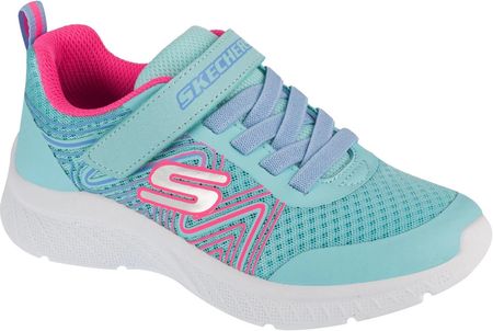 buty sneakers dla dziewczynki Skechers Microspec Plus - Swirl Sweet 303535L-AQPK