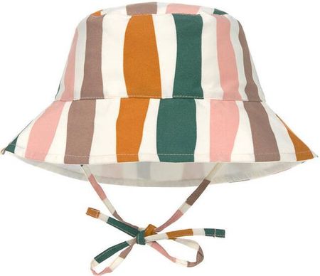 Lassig dwustronny kapelusz przeciwsłoneczny UV80 Splash & Fun Fale pink/nature 46/49