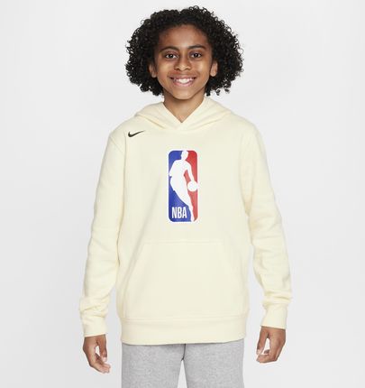Bluza z kapturem dla dużych dzieci Nike NBA Team 31 Club Fleece - Brązowy